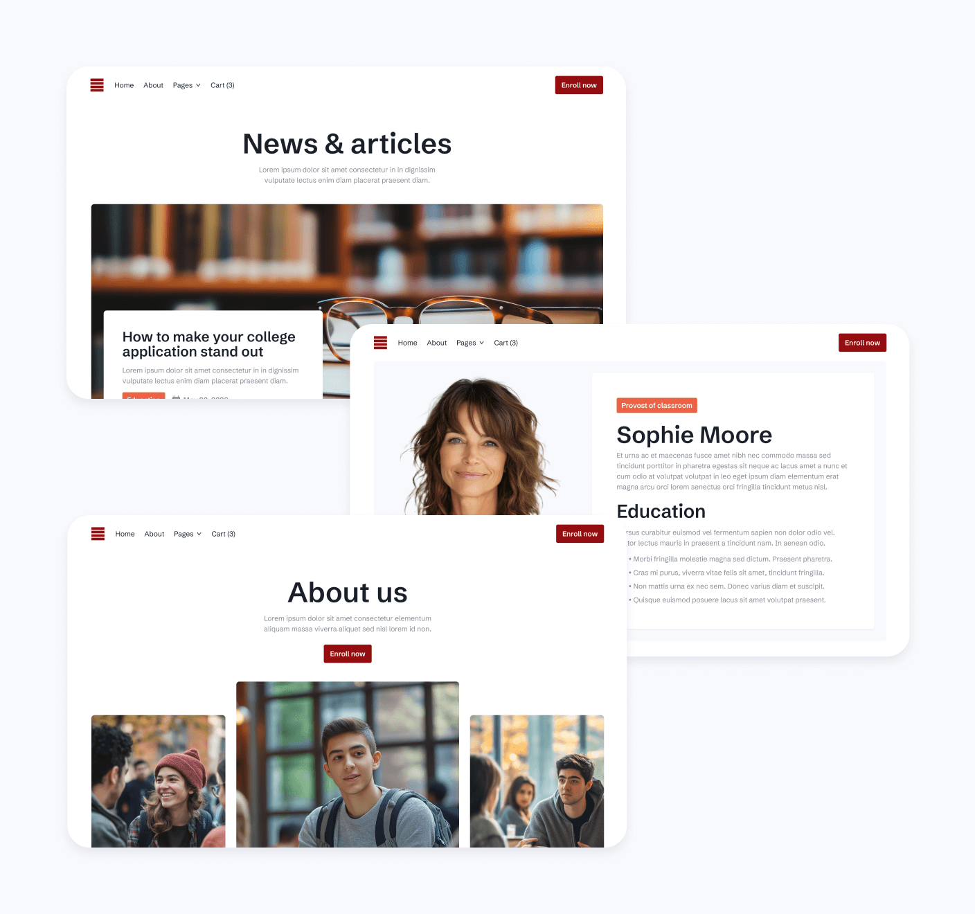 46 Sections Eduhub University Webflow Template | BRIX Template
