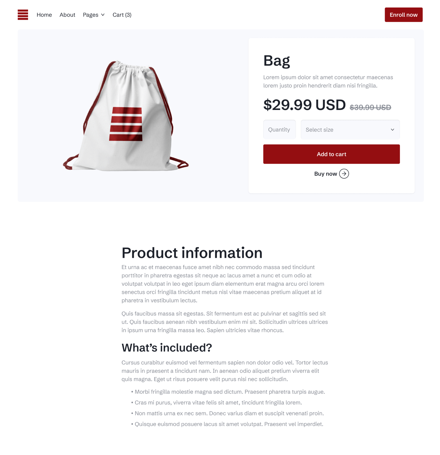 Main Shop Single Eduhub University Webflow Template | BRIX Template
