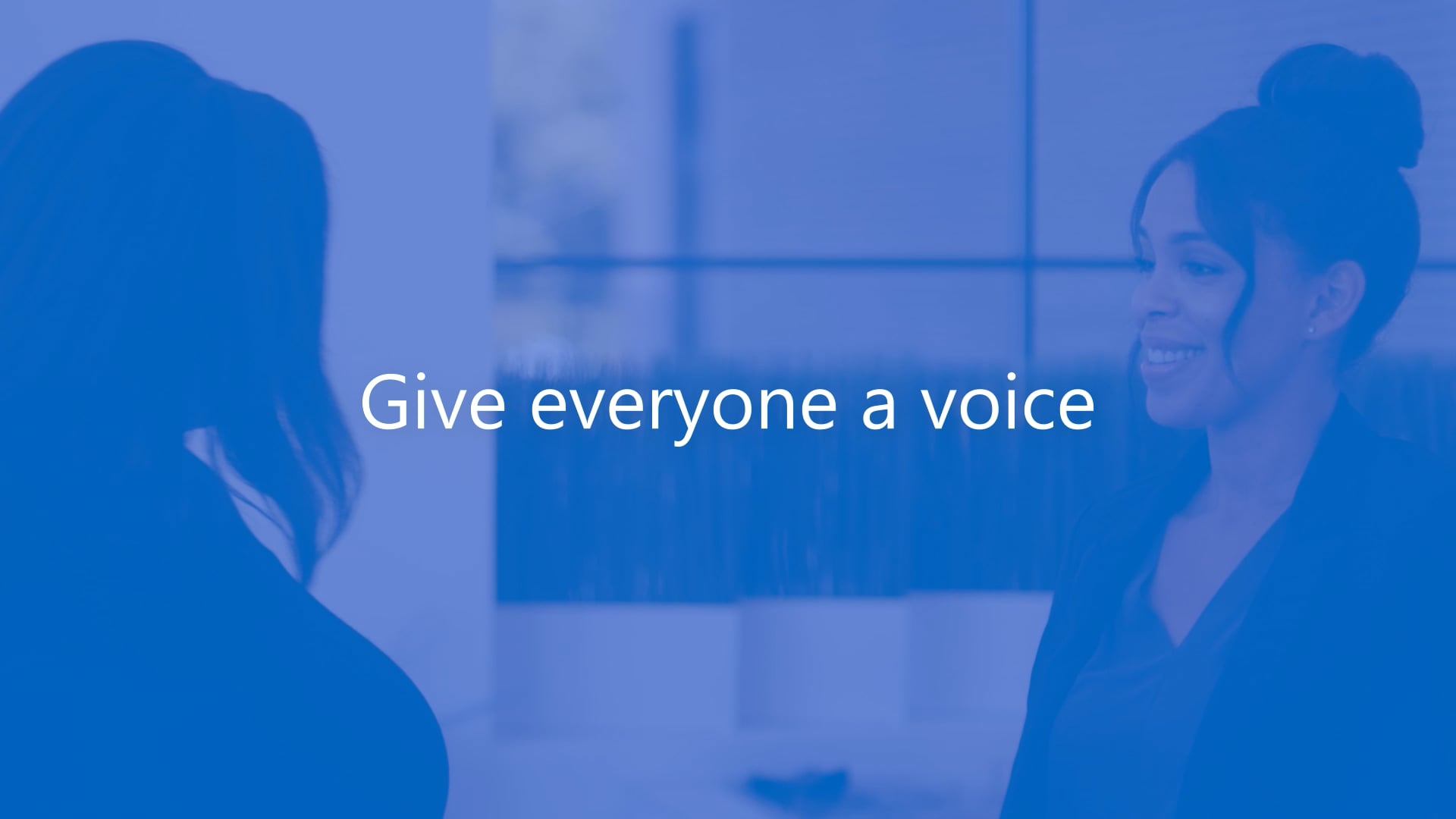Thumbnail of the video titled "Microsoft Viva Connections: Give everyone a voice"
