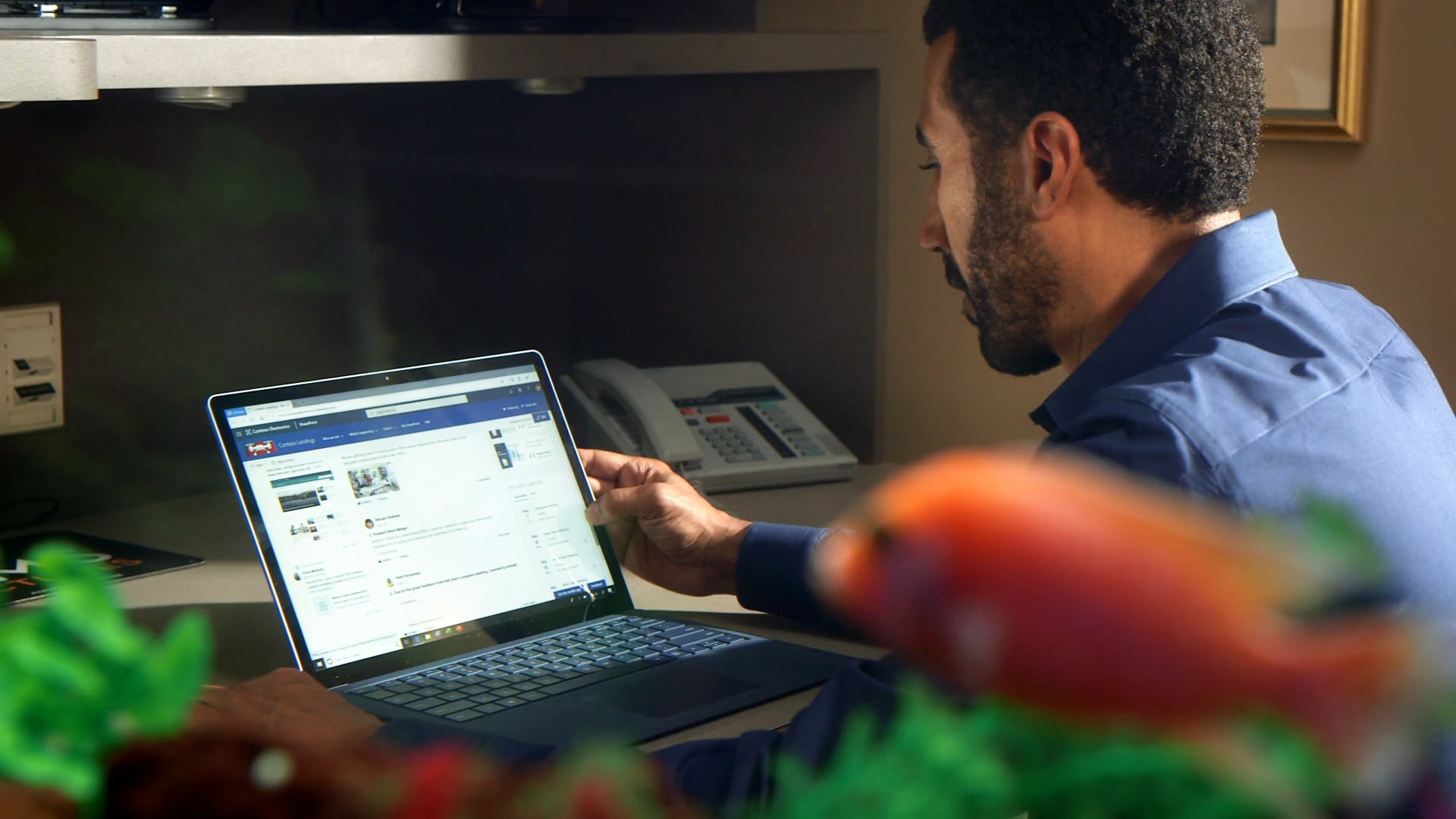 Thumbnail of the video titled "SharePoint home sites sizzle"