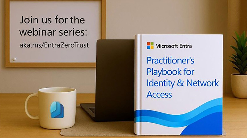Banner image for the Microsoft Entra Practitioner Webinar Series landing page