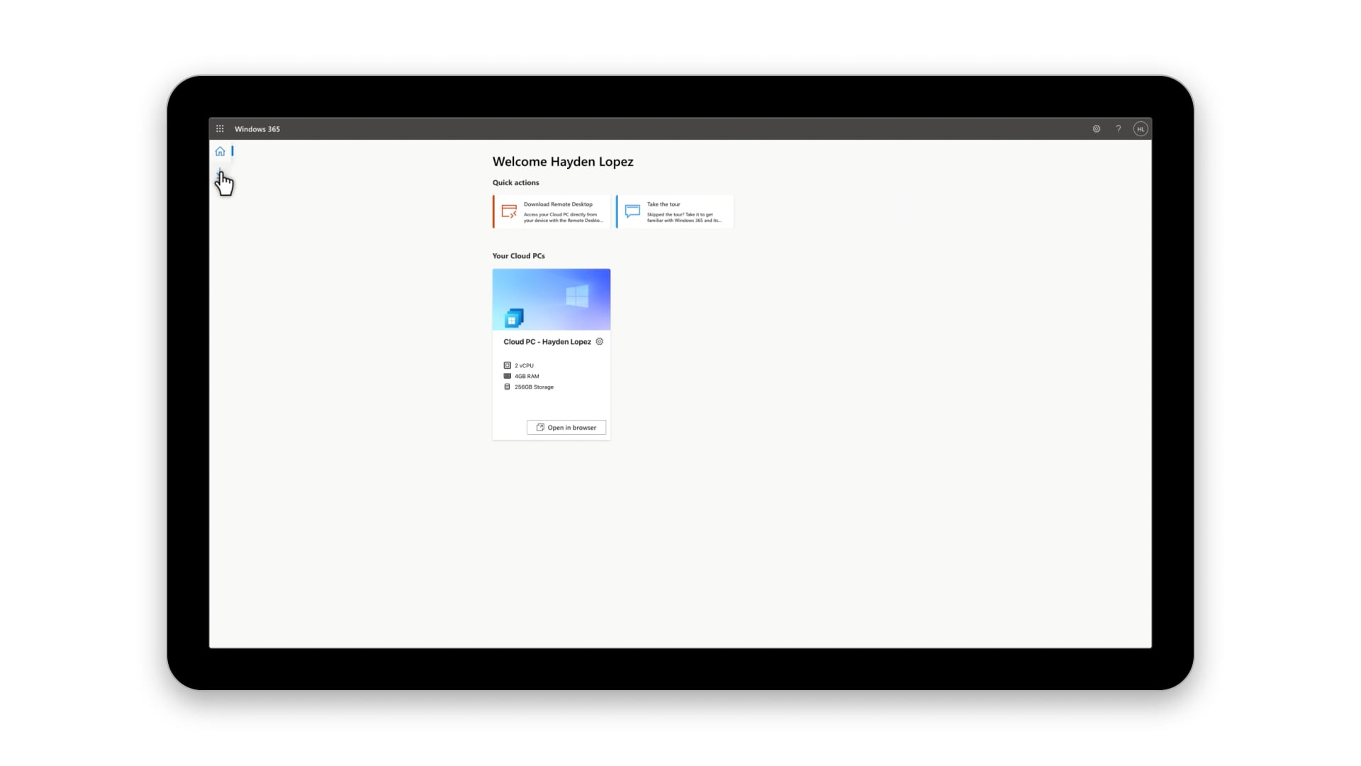 Thumbnail of the video titled "Windows 365 end-user tutorial"