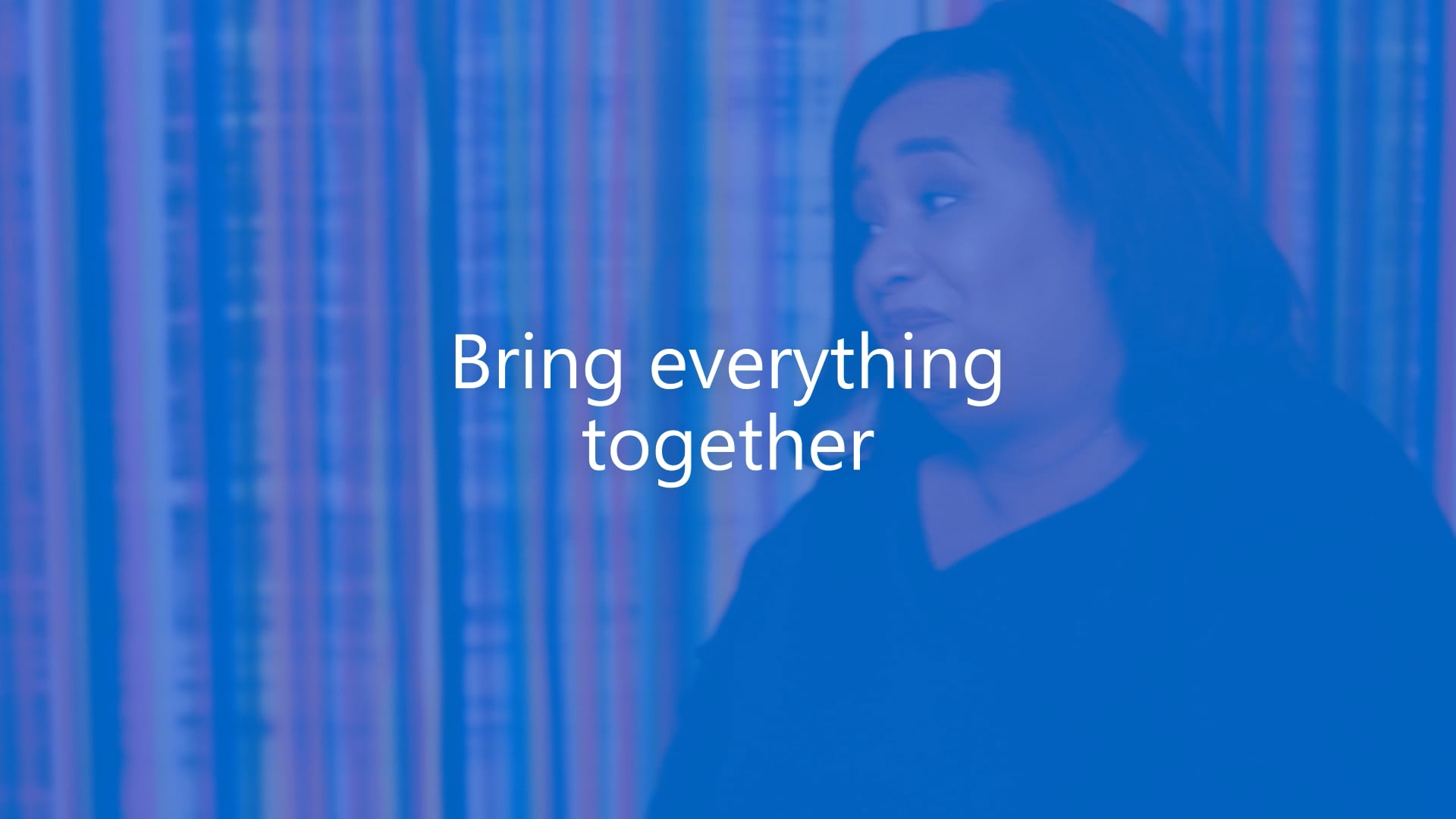 Thumbnail of the video titled "Microsoft Viva Connections: Bring everything together"