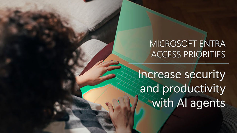 Poster image for the event titled "Increase security and productivity with AI agents"