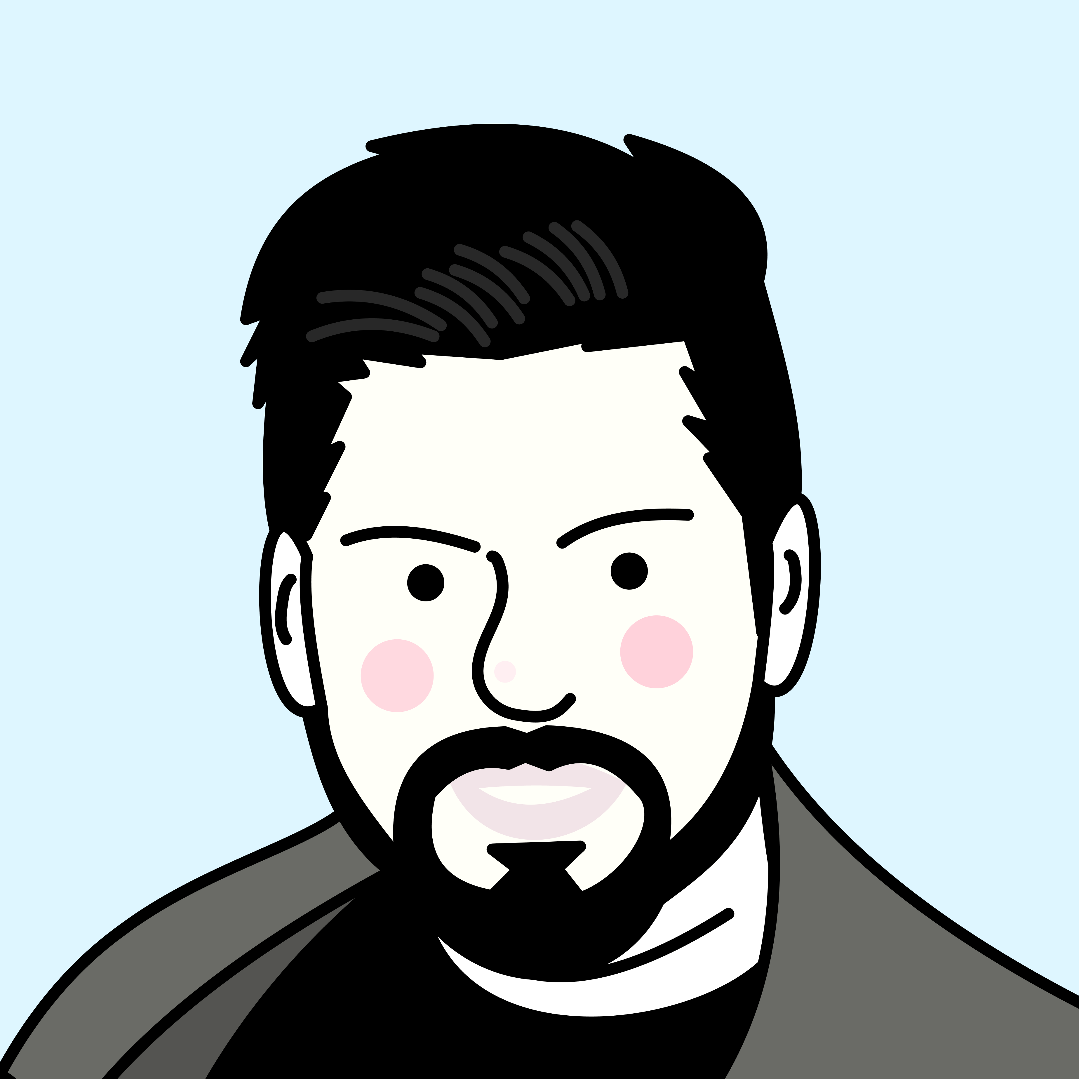 Animated profile avatar