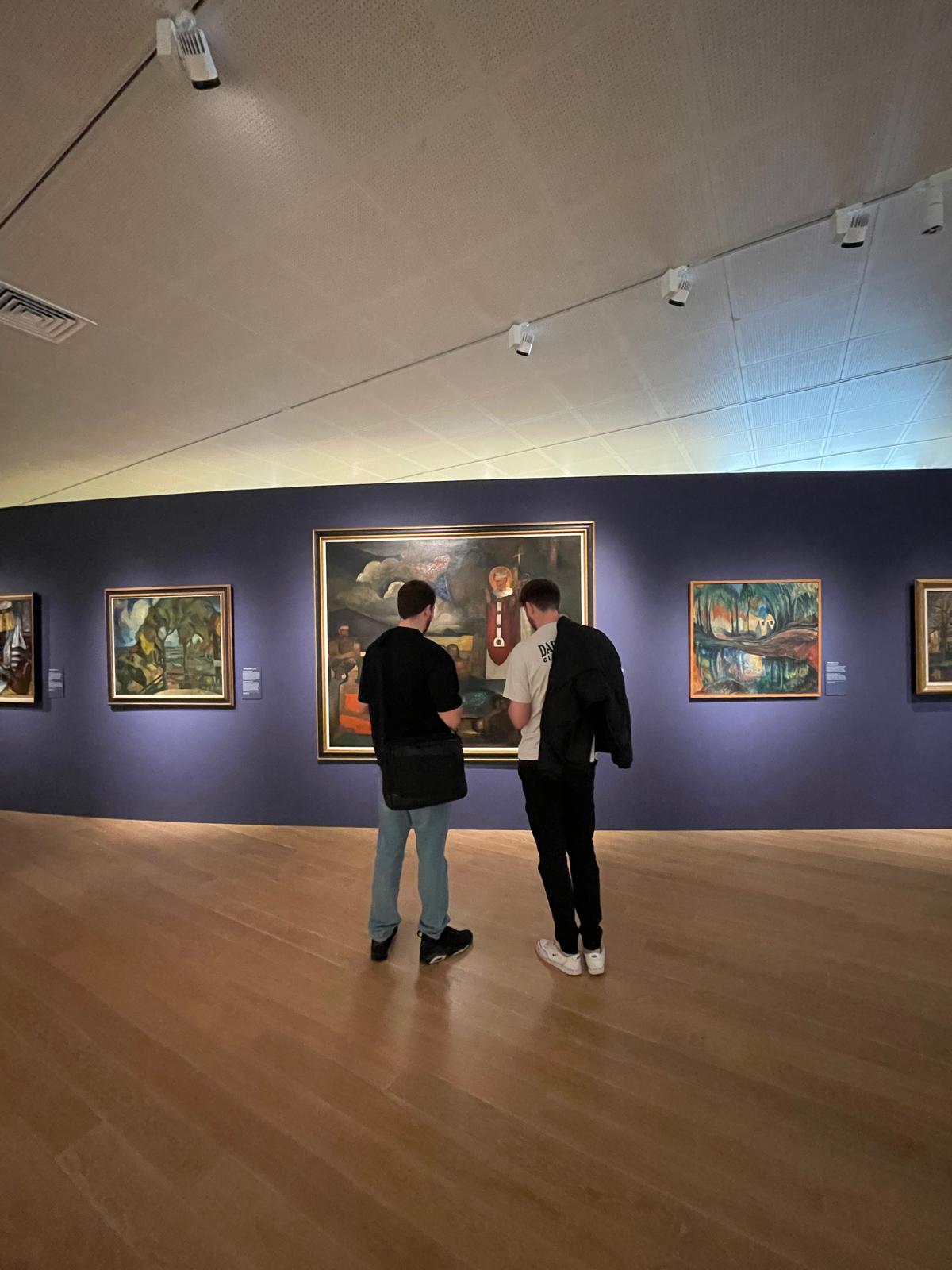 image of volunteer teaching children