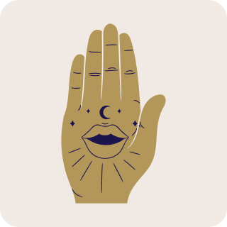 Hand with mouth no-share