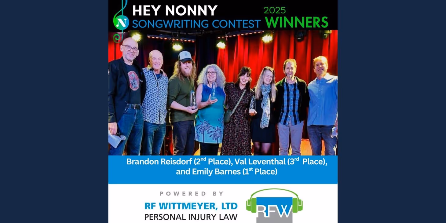 Hey Nonny 2025 Songwriting Contest Winners Featuring: Emily Barnes, Brandon Reisdorf & Val Leventhal