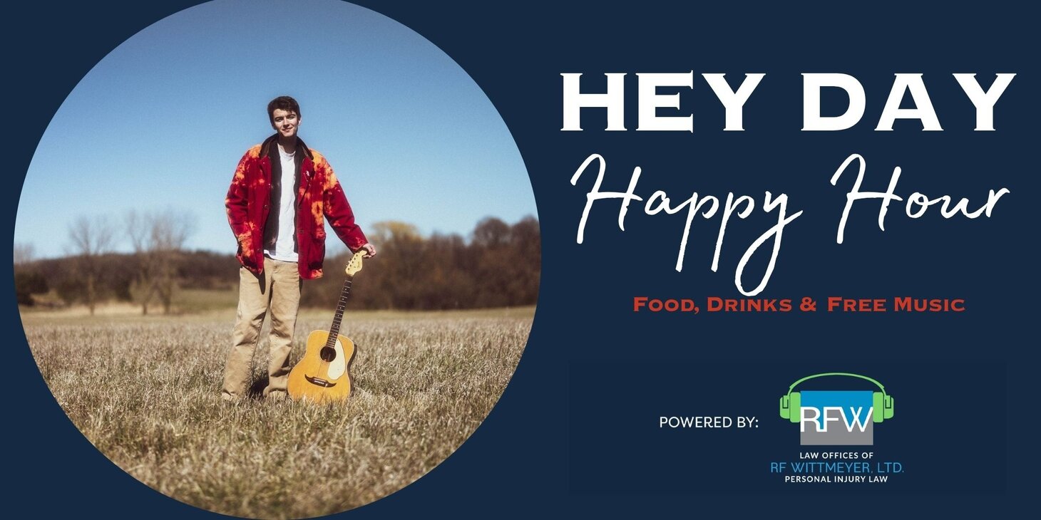 HEYDAY SATURDAY HAPPY HOUR- Music by Karl Kirkpatrick