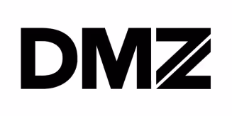 A black and white logo of the DMZ