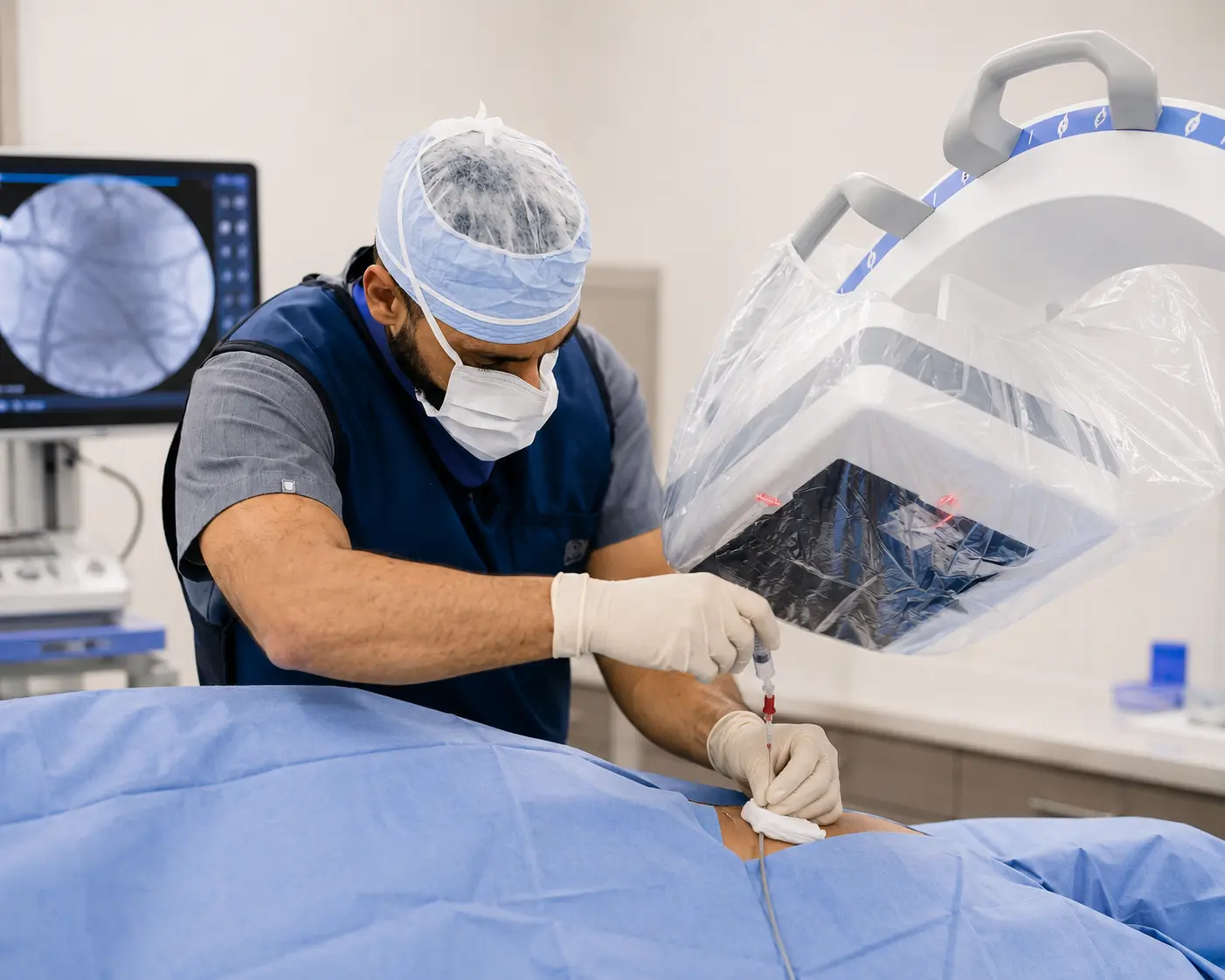 Image-guided regenerative injection procedure for targeted pain relief treatment