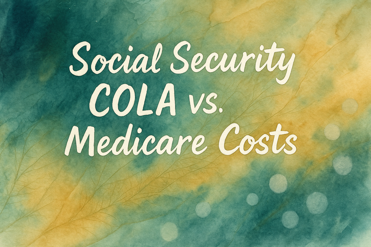 2026 Social Security COLA vs. Medicare Costs: Important Insights for Widows