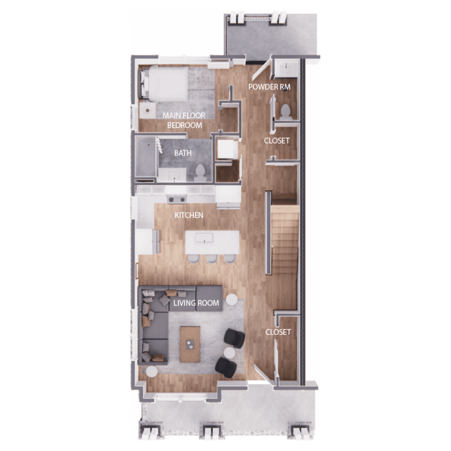 main level floorplan