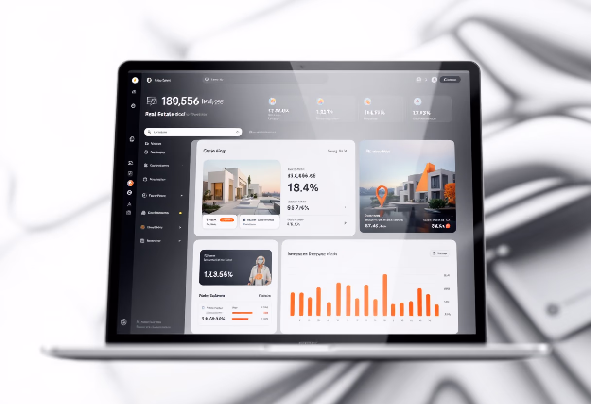 [interface] screenshot of dashboard interface (for a real estate tech)