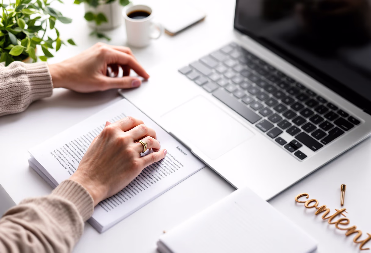 image of content management strategy session