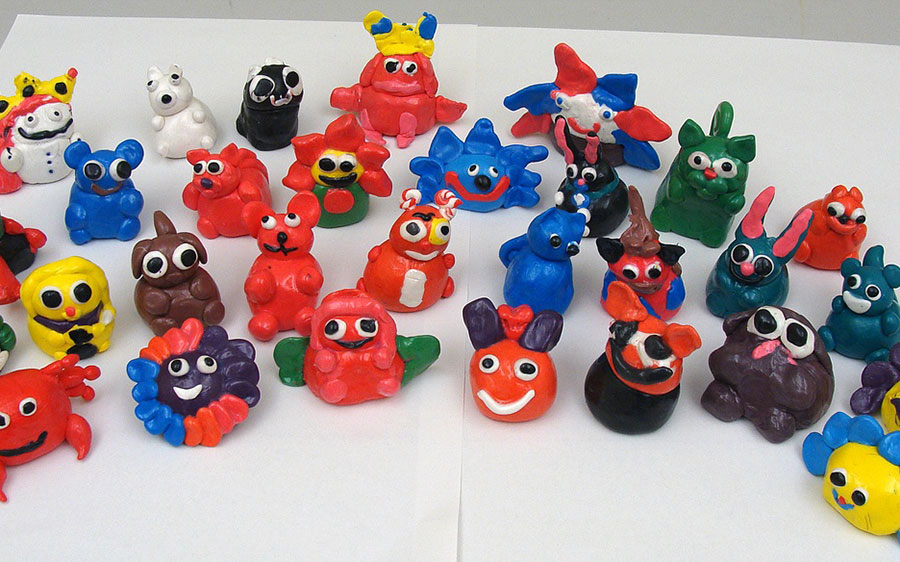 Hand-Building: Monster Finger Puppets