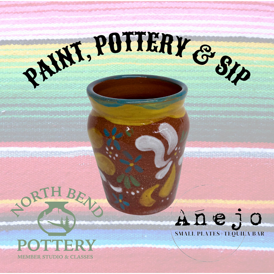 Paint, Pottery & Sip: Traditional Cantarito Cups at Anejo Tequila Bar! 