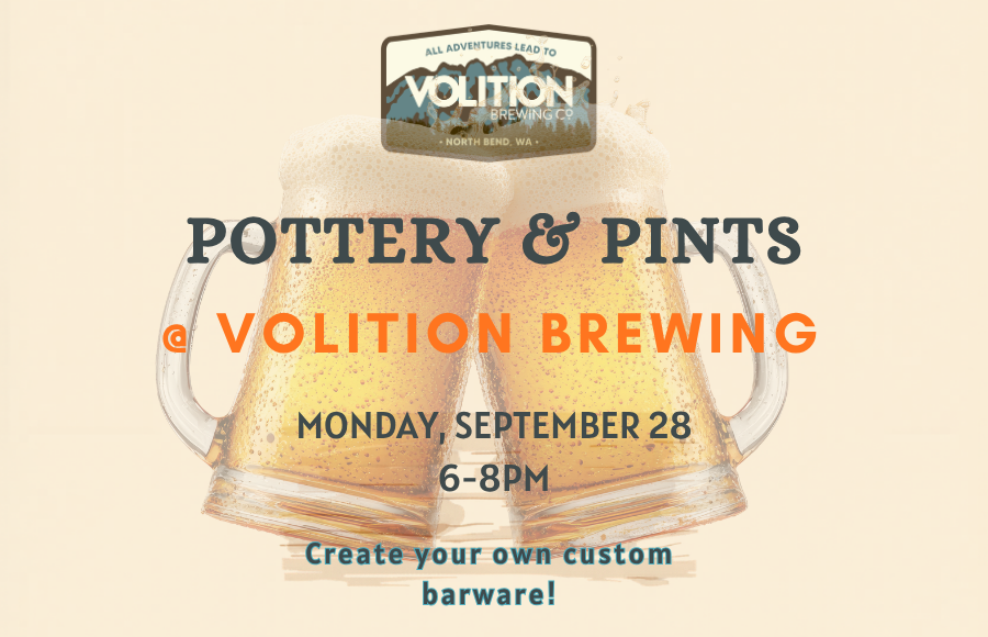 Pottery & Pints at Volition Brewing