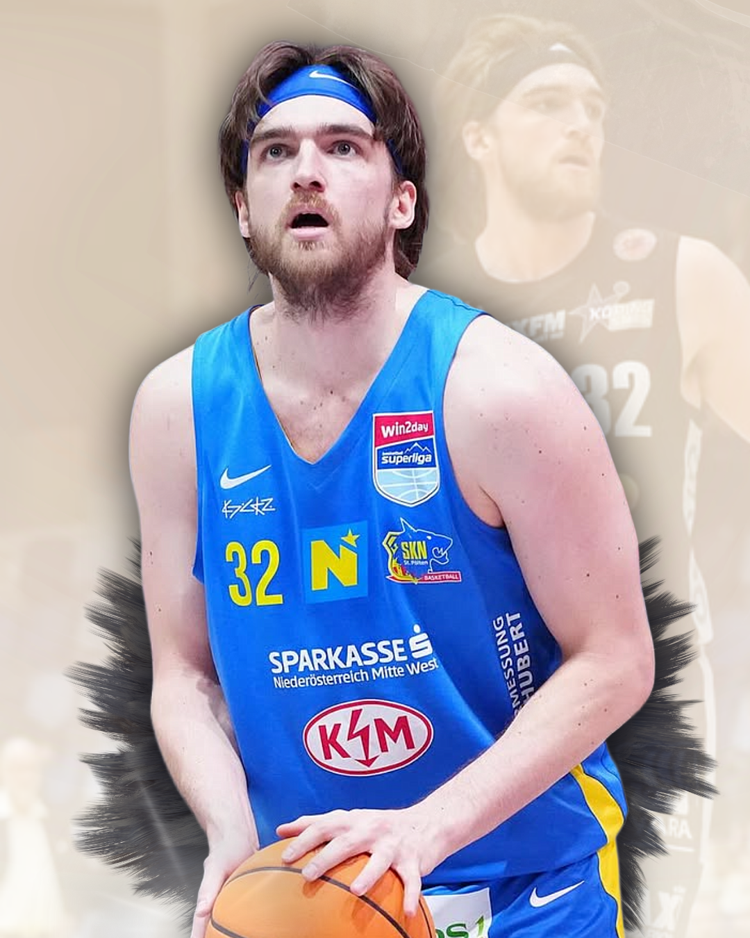 image of SML Player wearing blue jersey