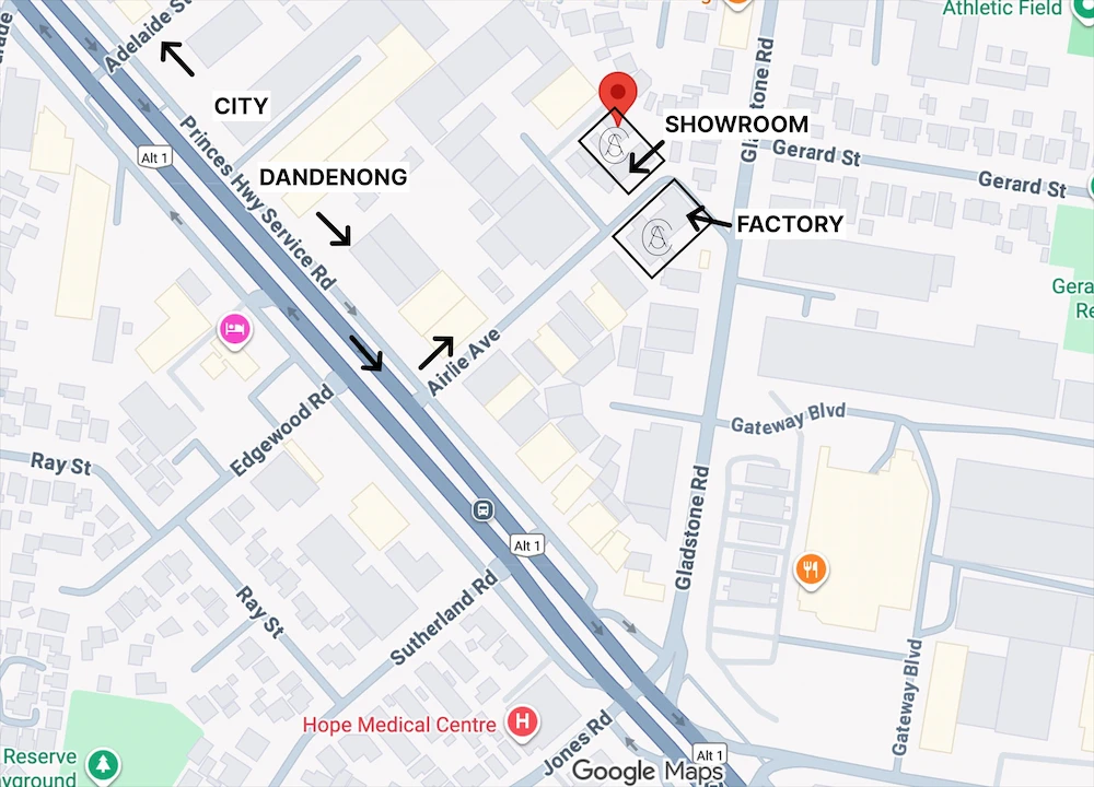 Directions map to Classic Architraves