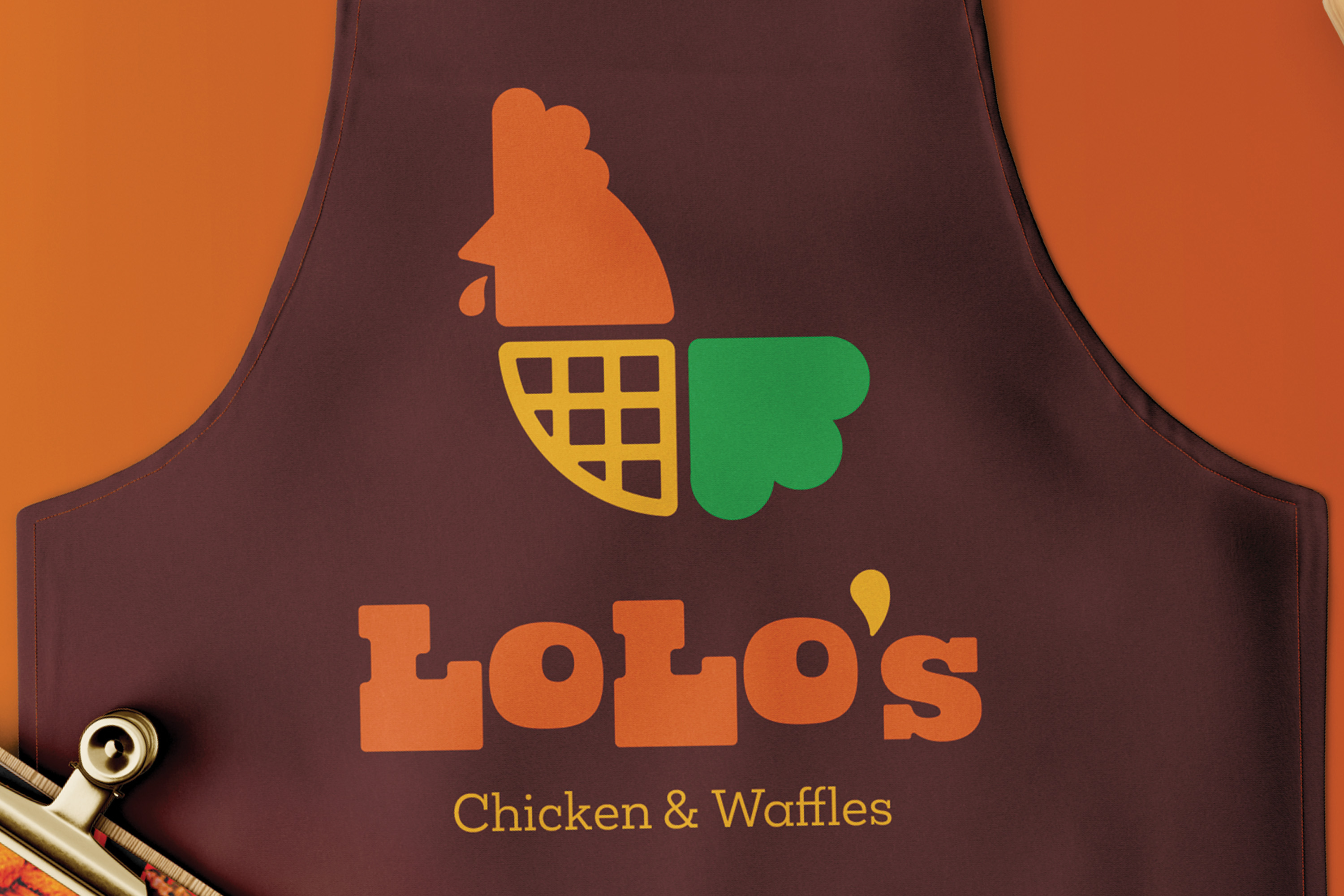 Image of the Lolo's apron mockup