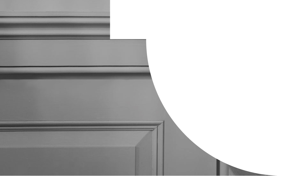 A detail image of some wall mouldings.