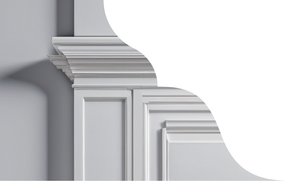 A close up detail image of a cornice.
