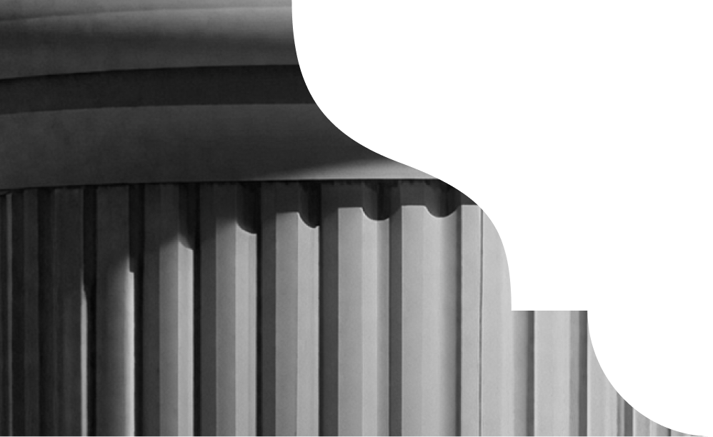 A close up detail image of a column. 