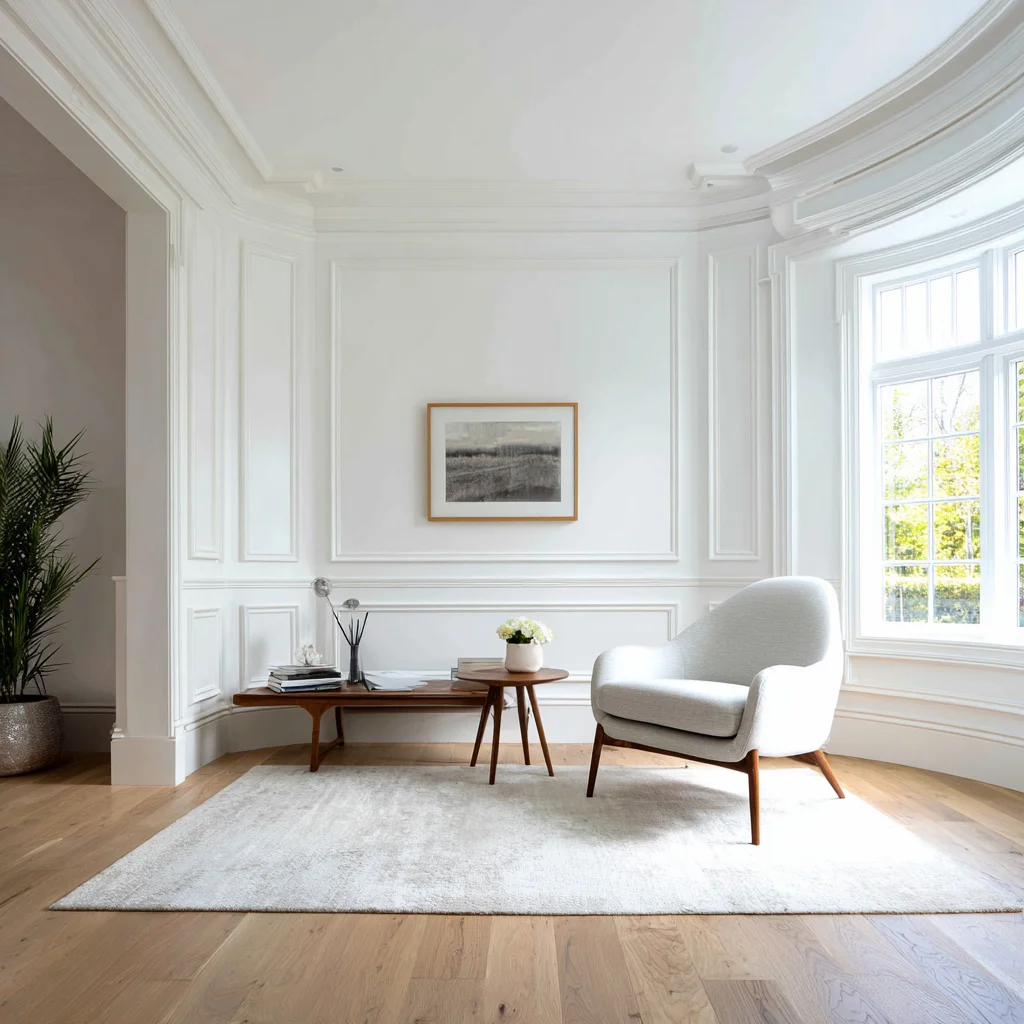 Colonial style living room 