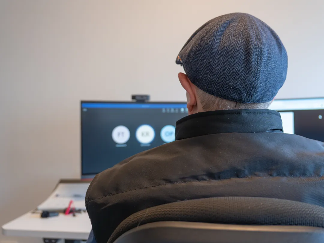 Jason from Quantum Staffing Solutions conducting a zoom interview.