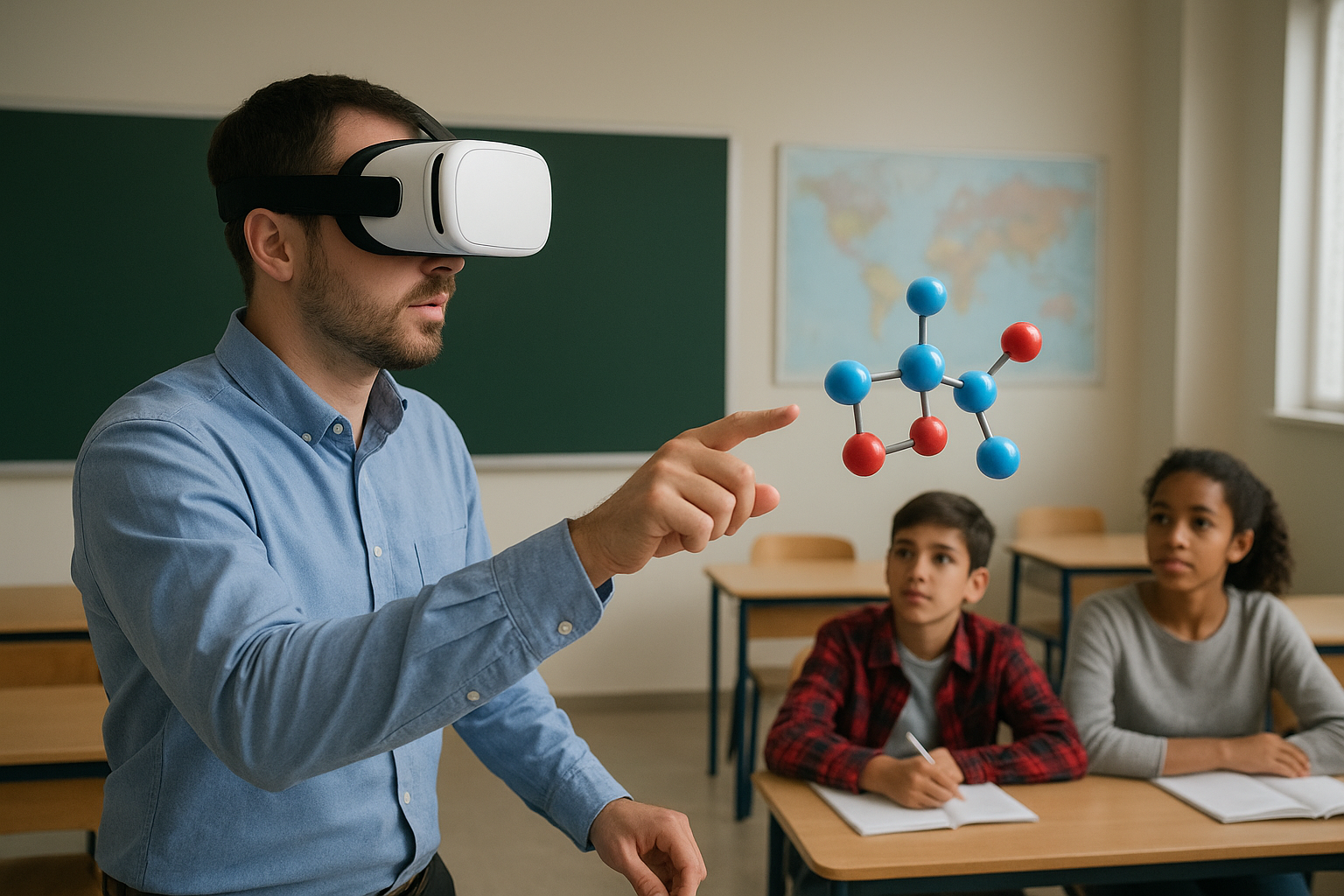 AR/VR technology in a digital classroom 