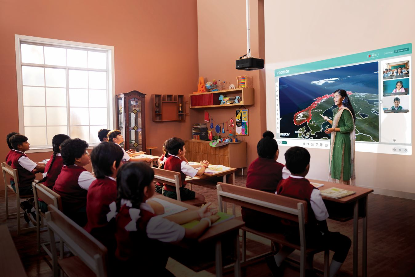 All in One Roombr Digital Classroom setup