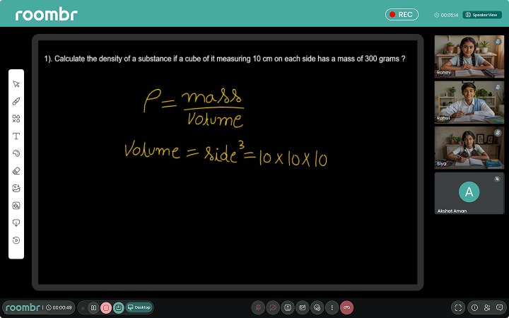 Roombr interactive display with live annotation in a hybrid smart classroom setup 