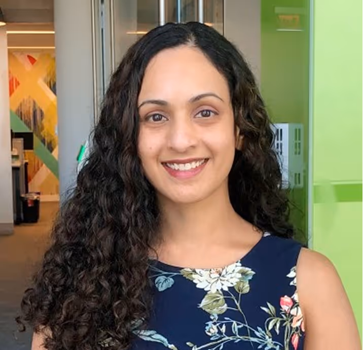 Headshot of Jenine John, Bonfire Analytic's Lead Data Scientist