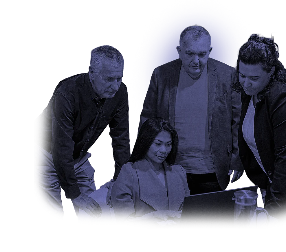 B2B custom solutions team.