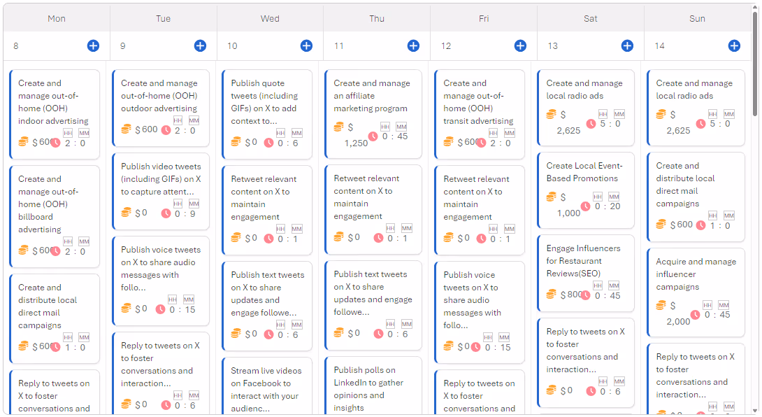 Task Calendar