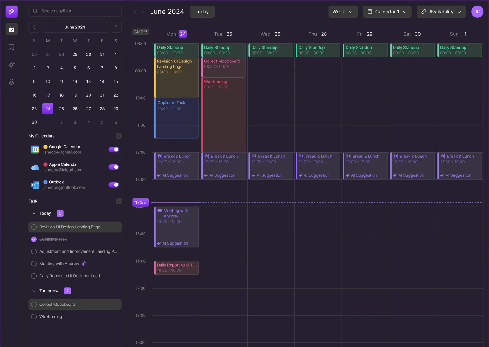 Calendar View