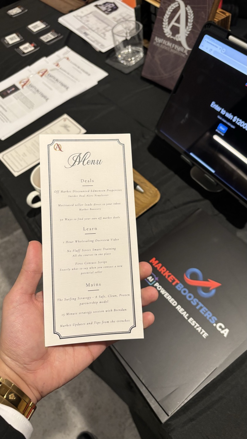 Featured in Ashton Fisher’s Service Menu