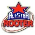 AllStar Rooter logo with red, blue, and white colors featuring a star graphic.