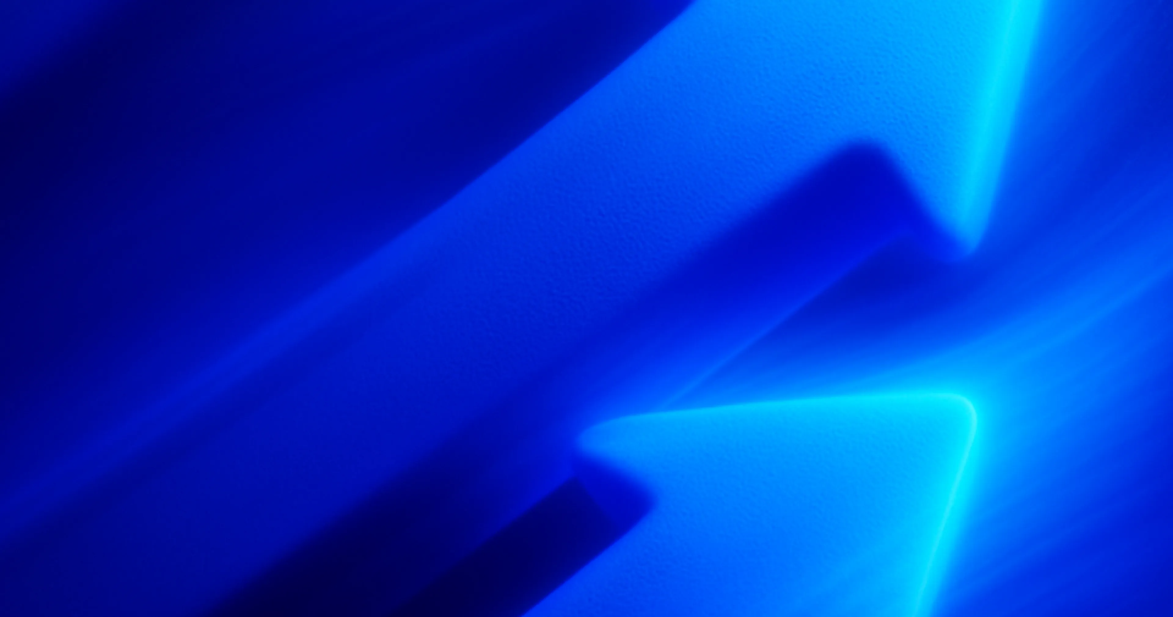 Decorative arrow blue gradient background 