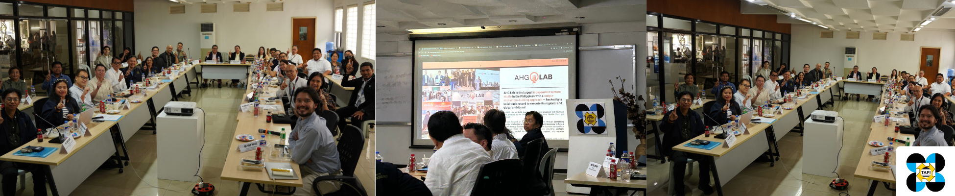DOST-TAPI images with the SAGE Council members and AHG Lab CEO
