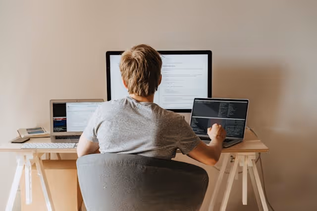 girl with coding