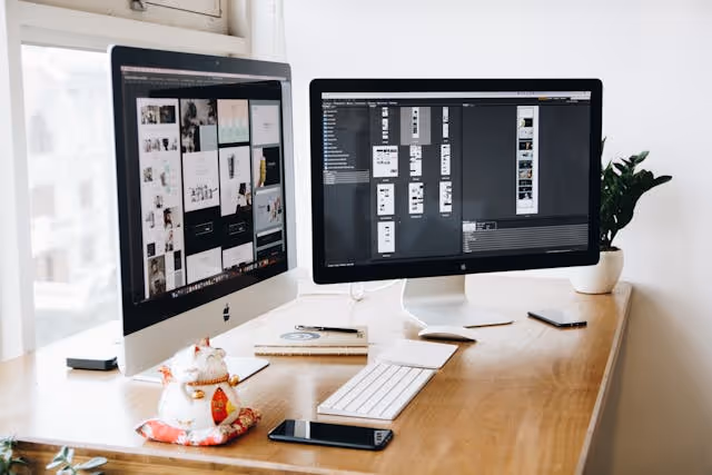 monitor with design