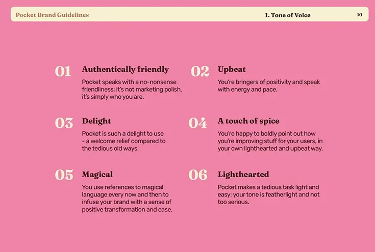 tone of voice guide