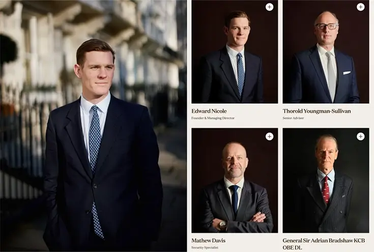 portraits men in suites