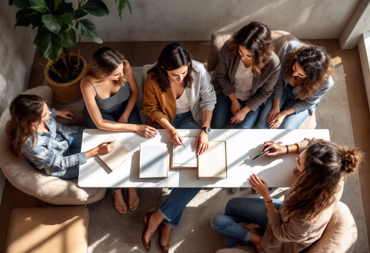 image of a book signing event for a writer at a chic venue