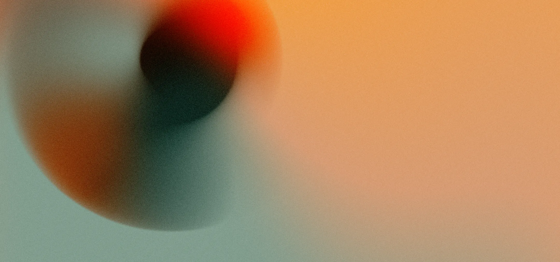 Circular orange and green gradient.