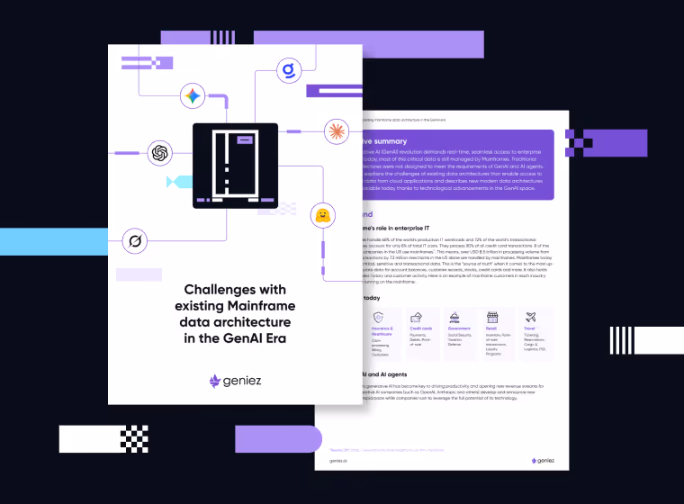 Whitepaper- Challenges with Existing Mainframe Data Architecture in the GenAI Era