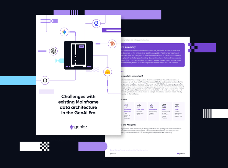 Whitepaper- Challenges with Existing Mainframe Data Architecture in the GenAI Era