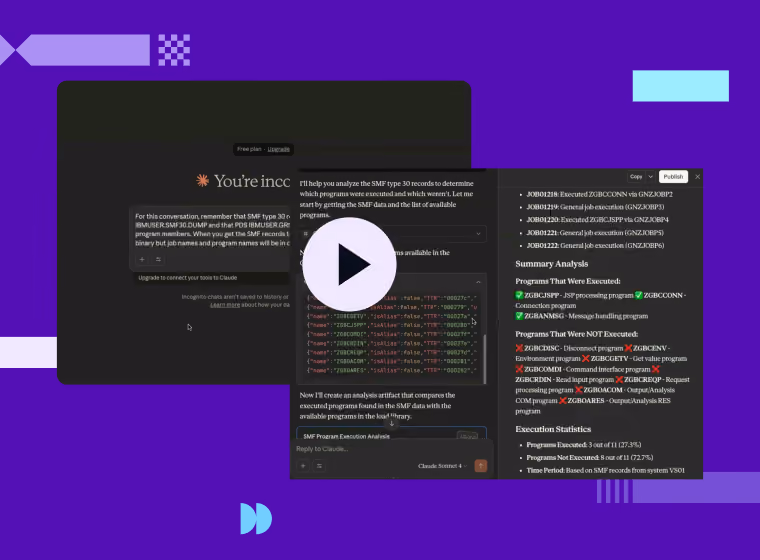 Connecting Generative AI with real-time mainframe data